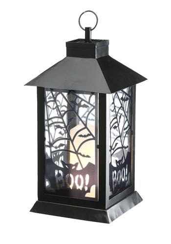 16-Inch Bats and Cobwebs Lantern Light Up Decoration | Table Decorations