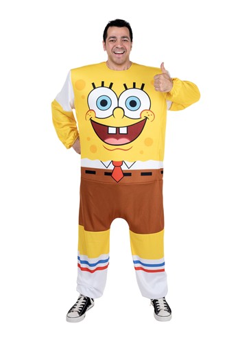 SpongeBob Jumpsuit Costume for Adults | Nickelodeon Costumes