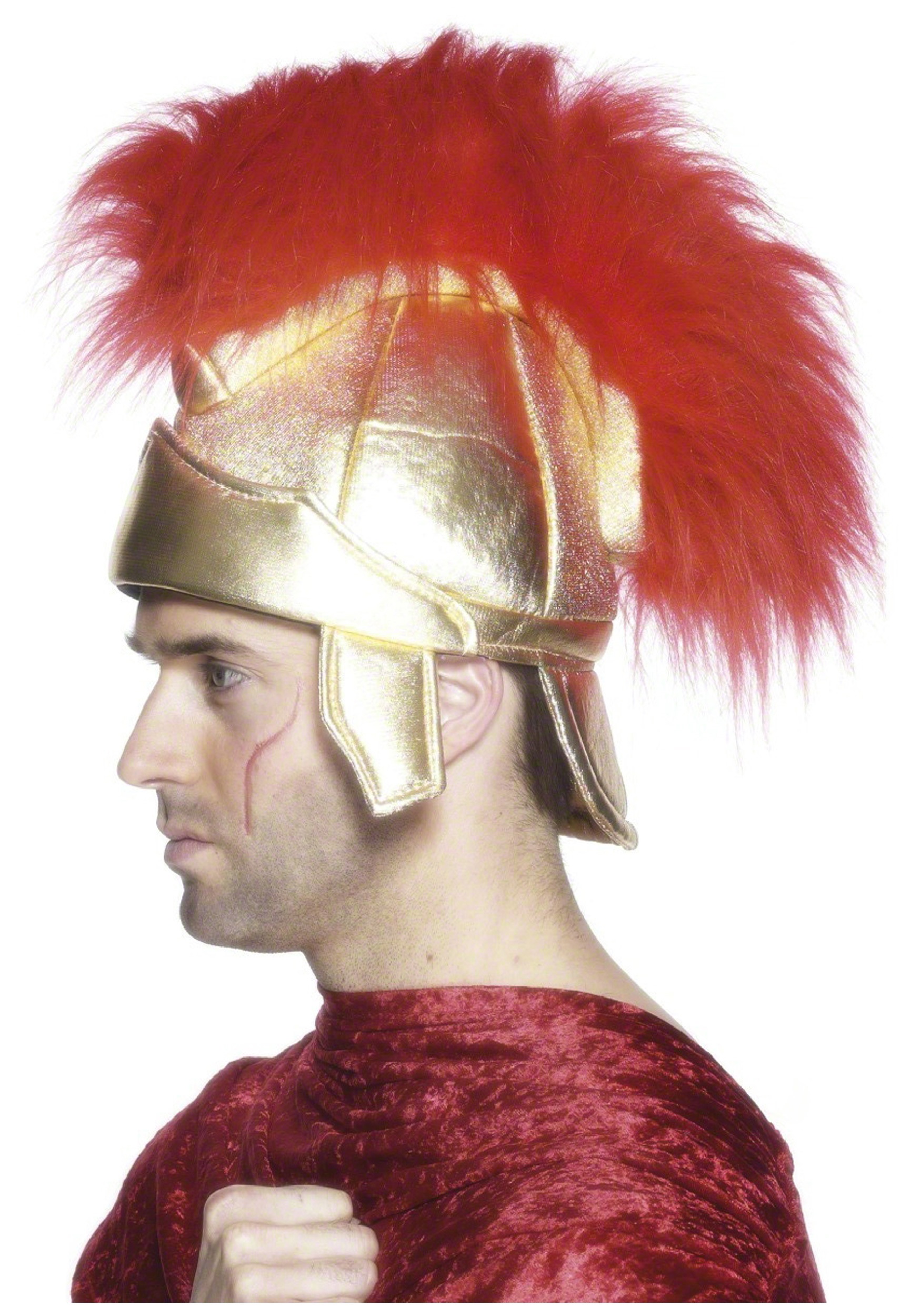 Mens Roman Soldier Costume Helmet