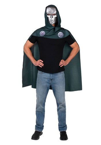 Adult Hooded Cape Mask Doctor Doom Accessory
