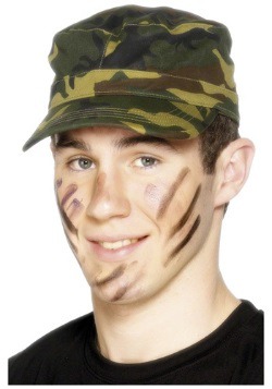 Green Camouflage Army Cap