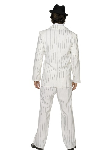 Men's White Gangster Costume