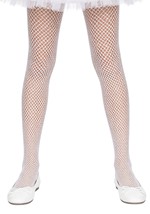 Adult Fishnet Panty Hose White