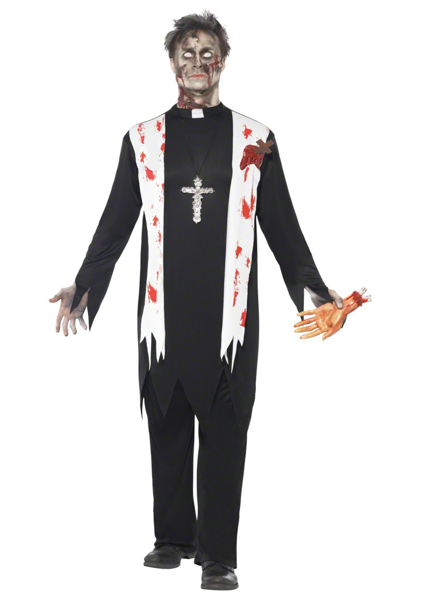 Adult halloween priest