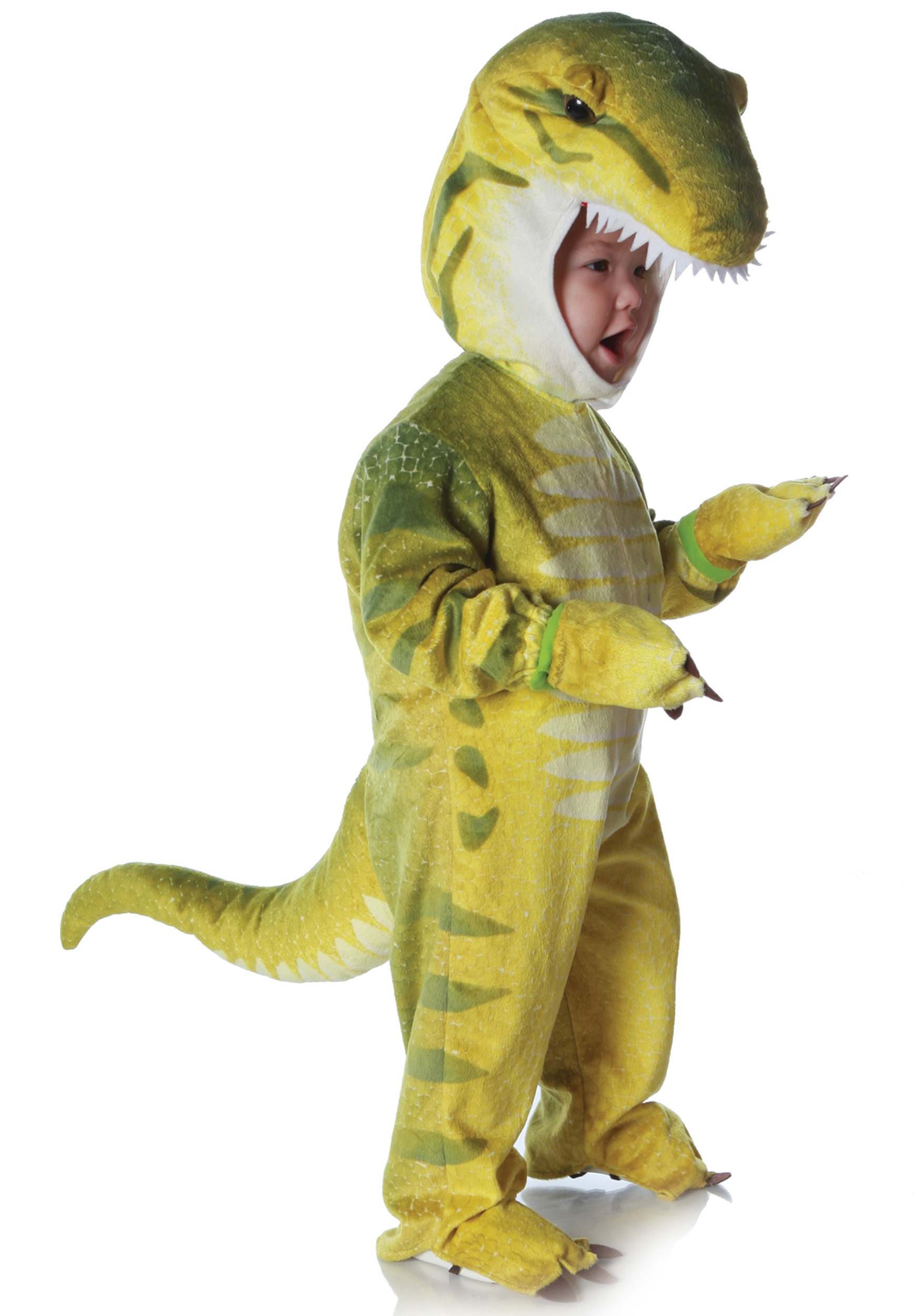 Photos - Fancy Dress T-Rex Underwraps Child Green  Costume | Kids Dinosaur Costume 