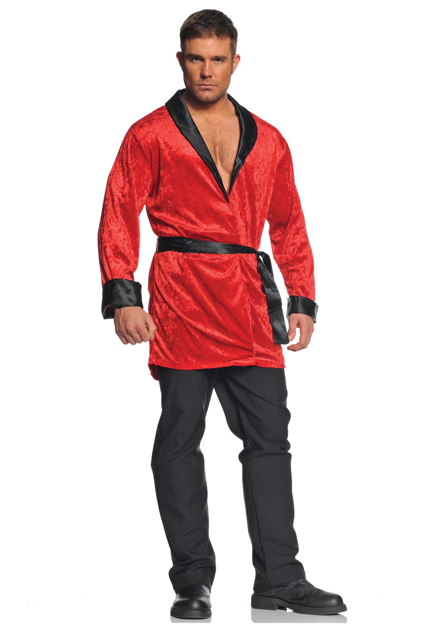 Photos - Fancy Dress Underwraps Men's Smoking Jacket Costume Red
