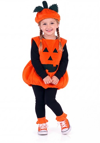 Toddler Orange Pumpkin Costume