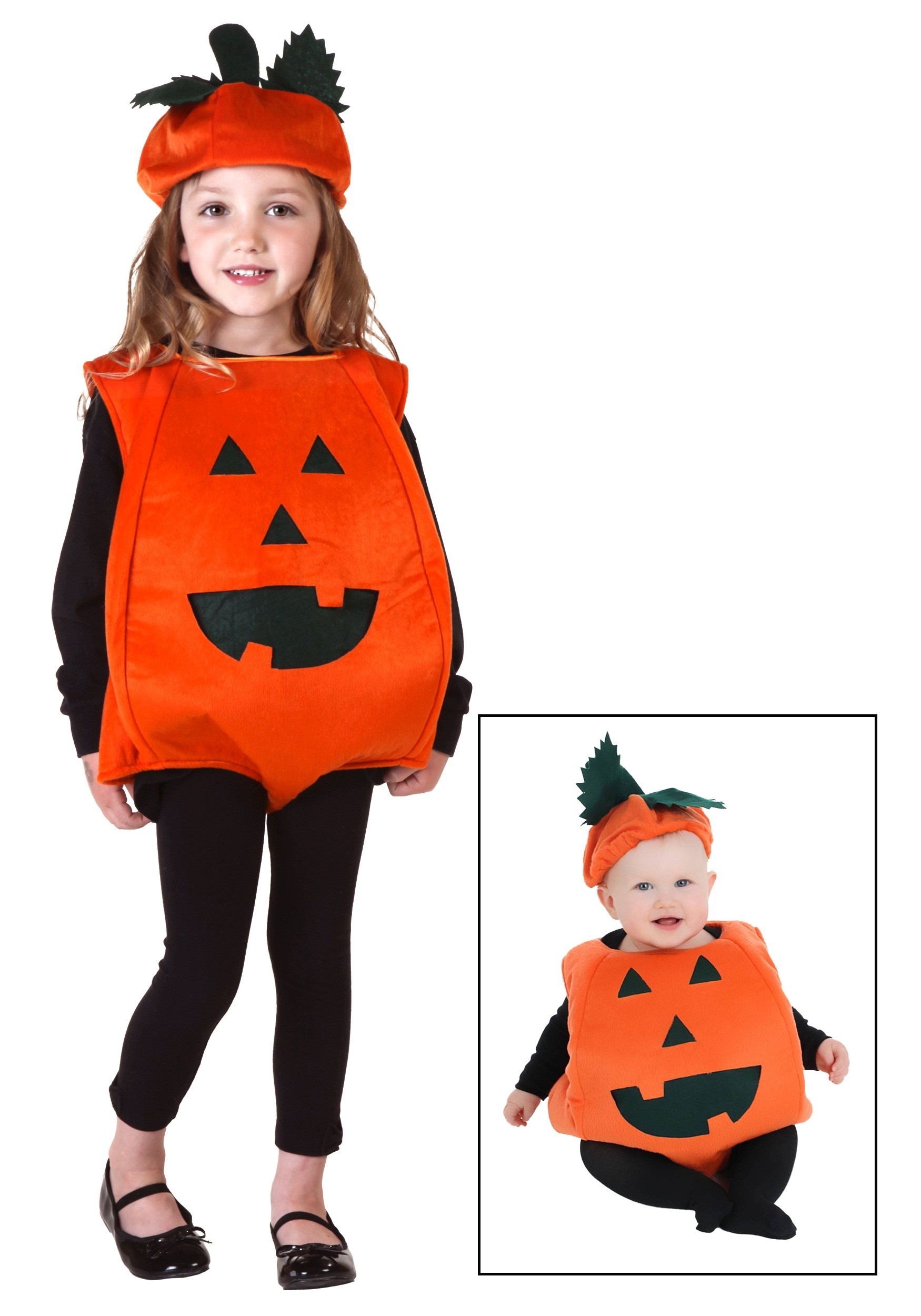 Download Toddler Orange Pumpkin Costume