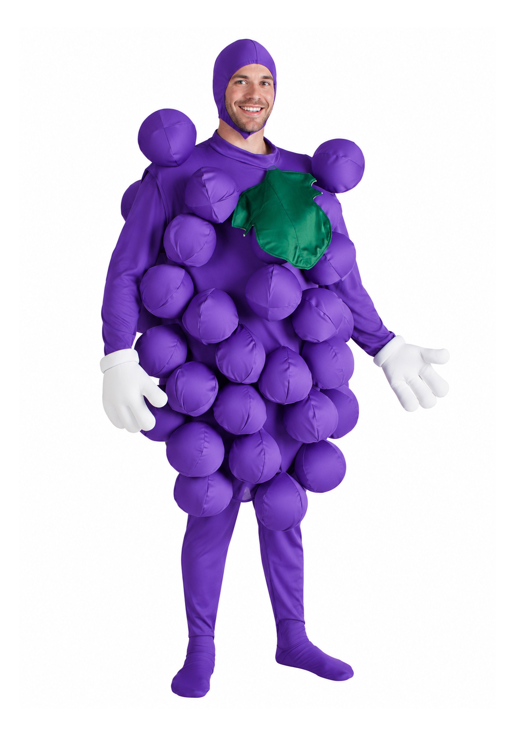 Purple Grapes Adult Costume | Fruit Costumes