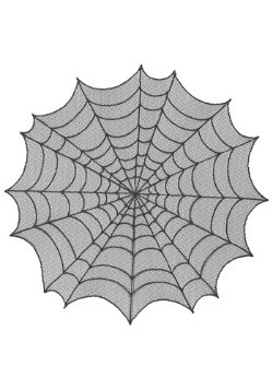 Halloween Spider Webs and Plastic Spiders - Spiderweb Decorations