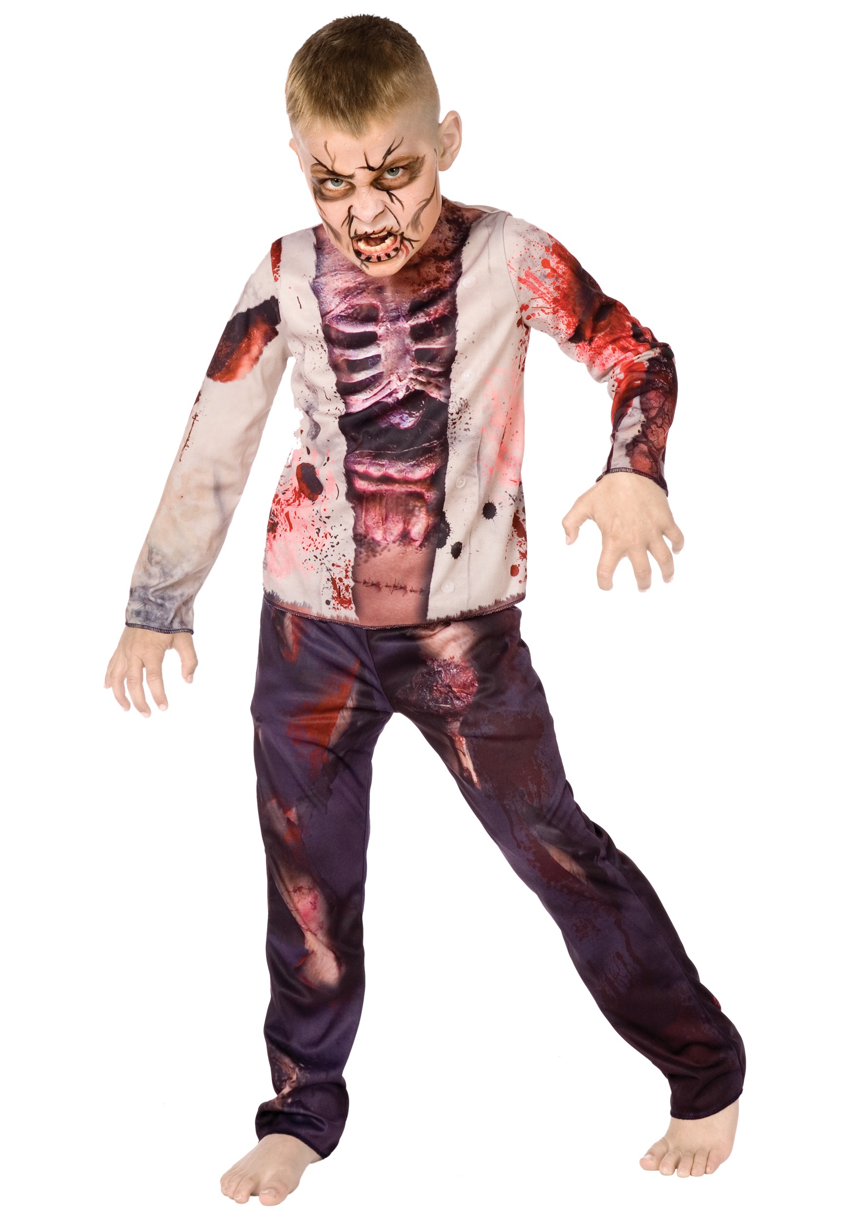 Zombie Costume For Boys