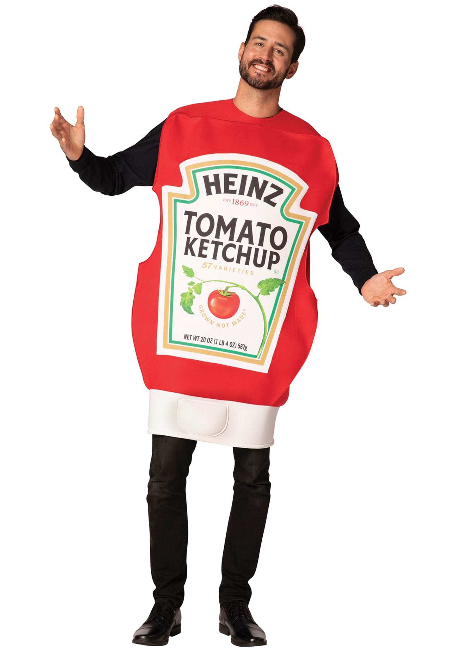 Heinz Ketchup Squeeze Bottle Adult Costume | Food Costumes
