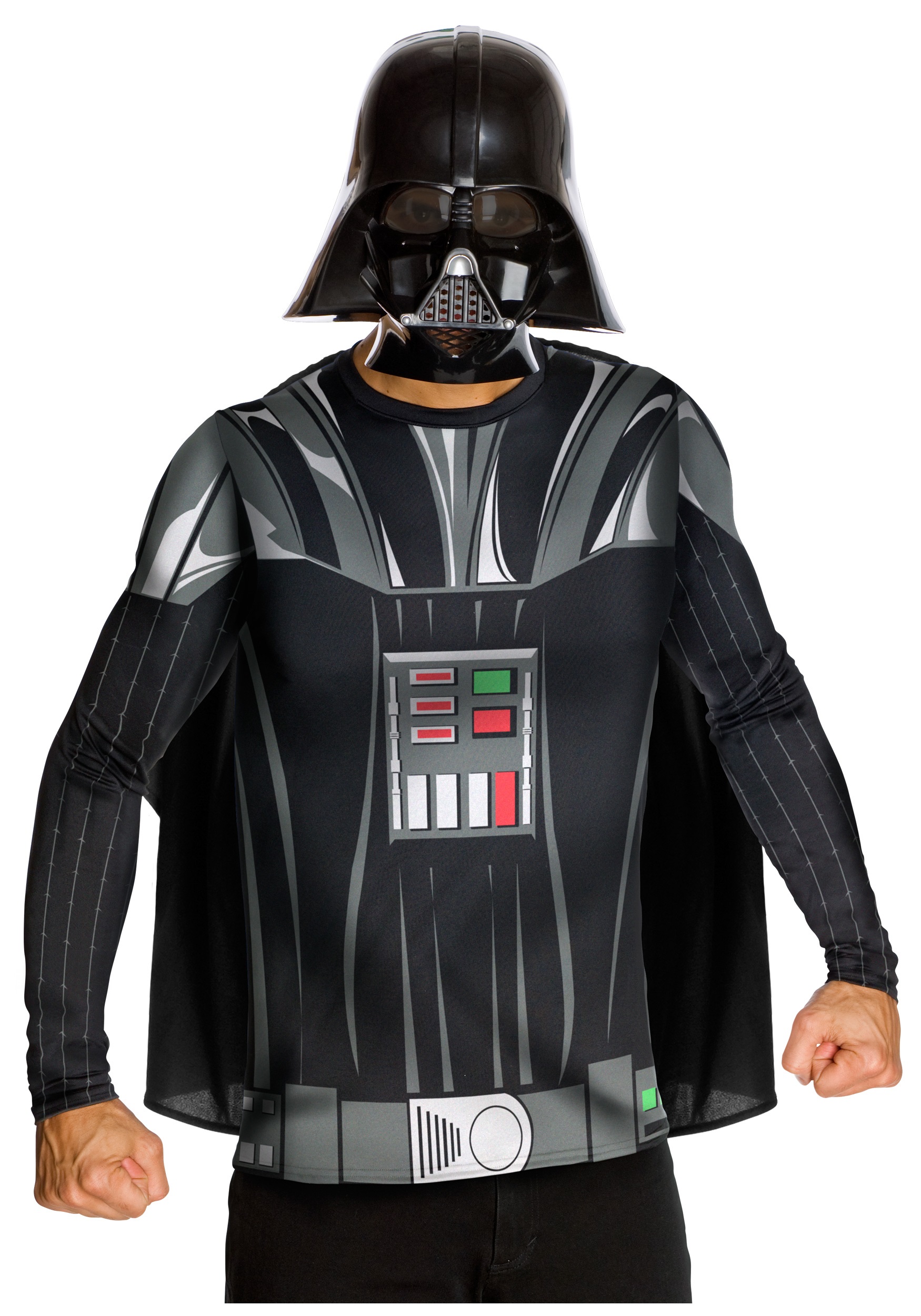 Darth Vader Top y Mask Adult. Multicolor