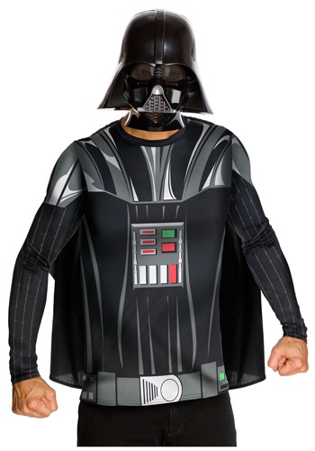 Adult Darth Vader Top and Mask image