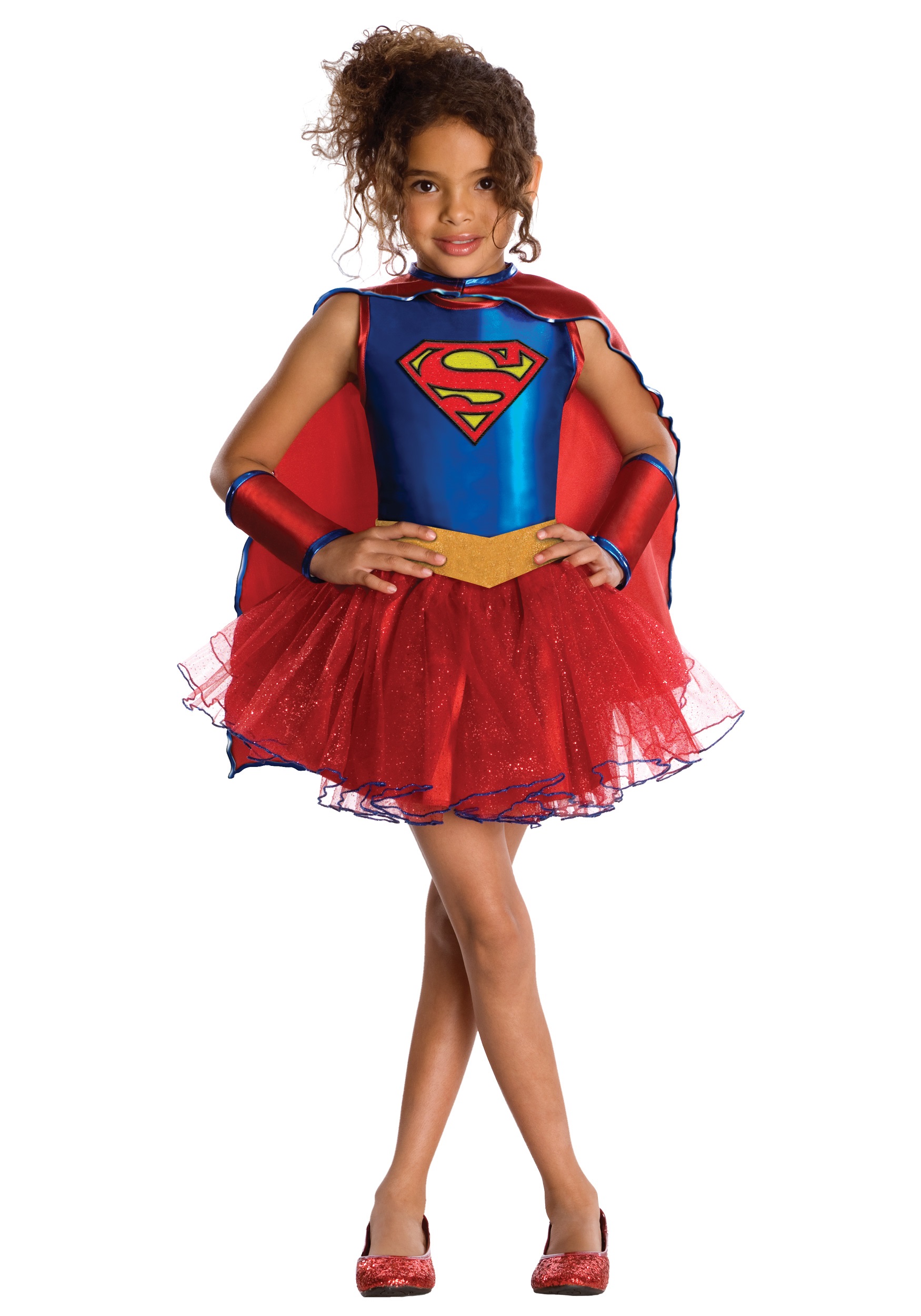 Rubie's Costumes Girl's Supergirl Tutu Costume, Red/Blue, S