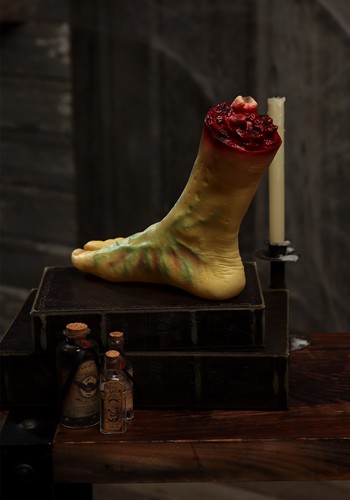 Life Size Severed Foot Decoration