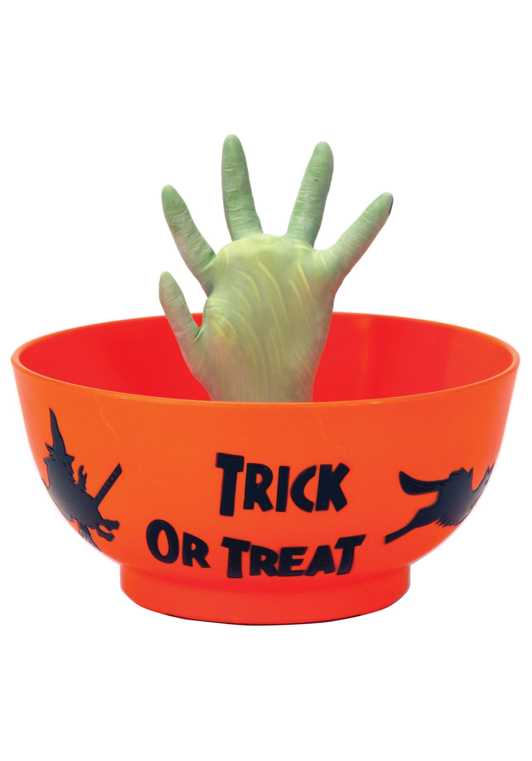 Photos - Other Decoration SunStar Industries Animated Monster Hand in Bowl Green/Orange 