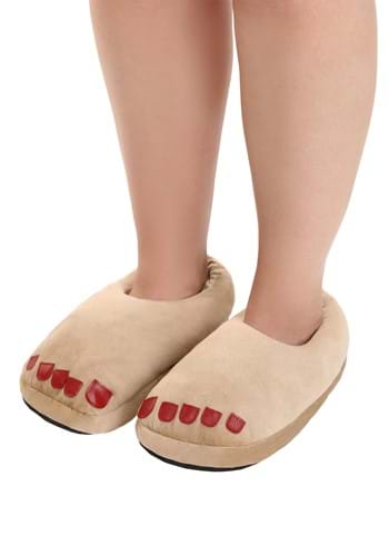 Caveman Feet Costume Women's Slippers | Costume Accessories