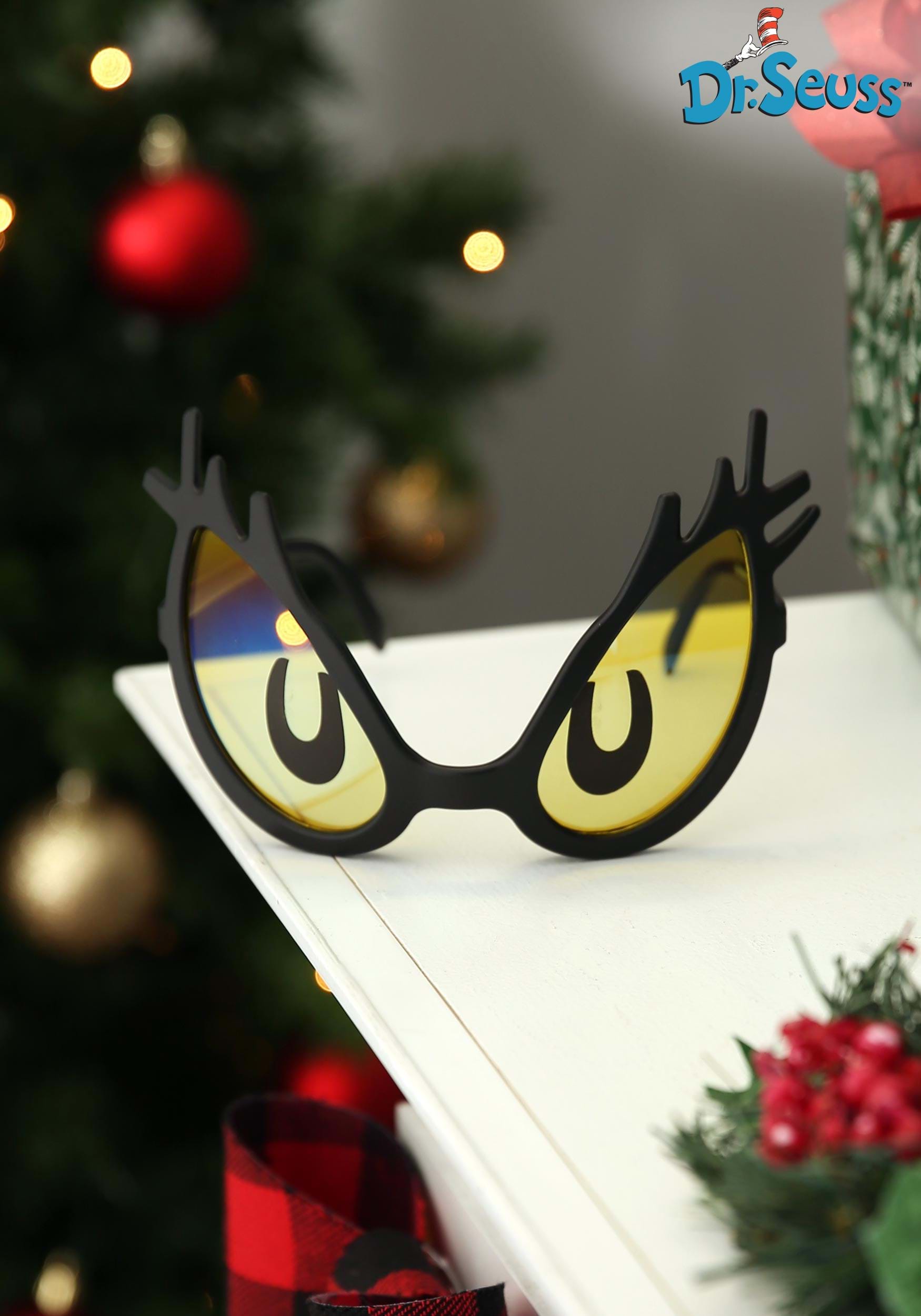 Dr Seuss How The Grinch Stole Christmas Grinch Costume Eyes Glasses NEW UNWORN 