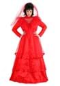 Women's Red Gothic Wedding Dress Alt 7