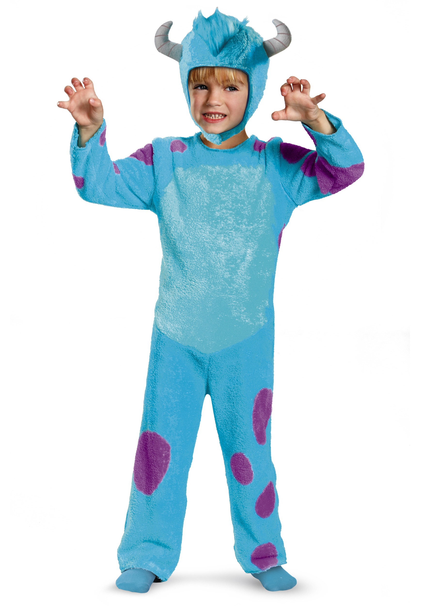 Disfraz clásico de Sulley para niños pequeños Multicolor