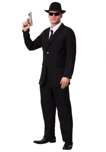 Plus Size Black Men's Costume Suit | Exclusive Costumes