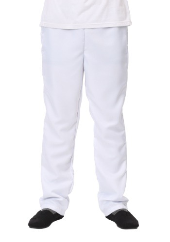 mens white pants for beach