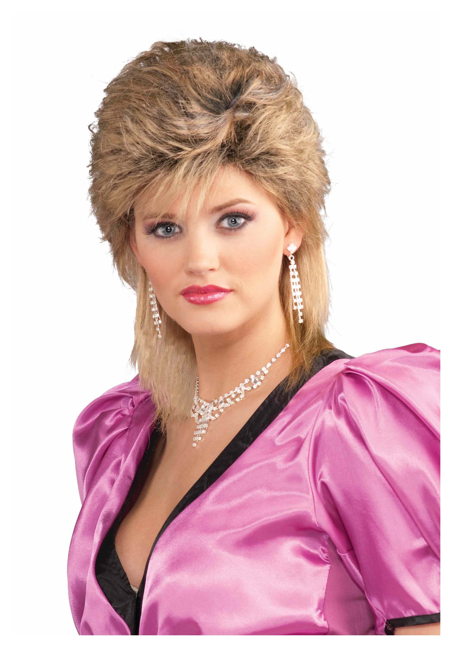 80 s Salon Blonde Wig Costume Accessory