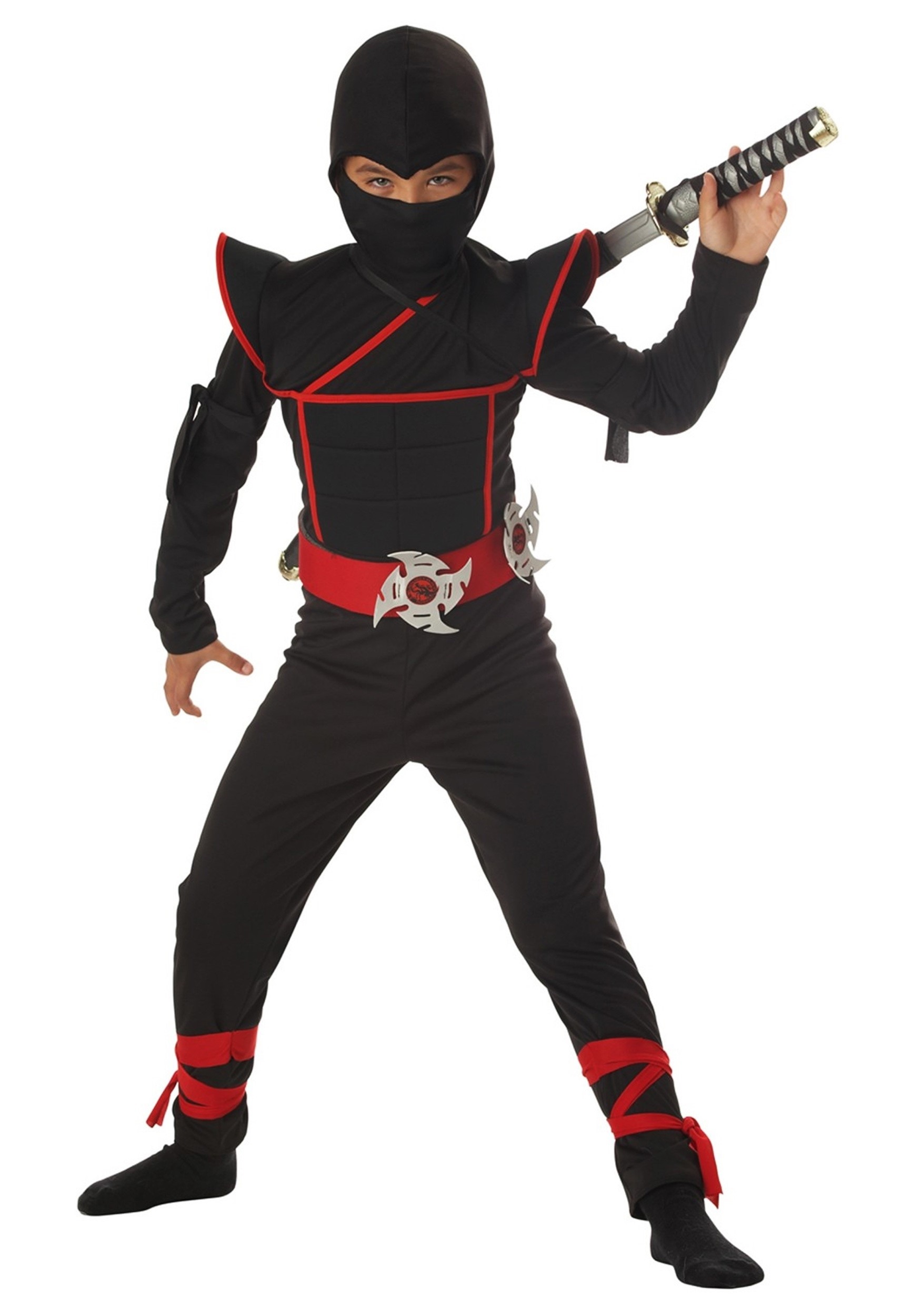 Disfraz de ninja de sigilo para niños Multicolor