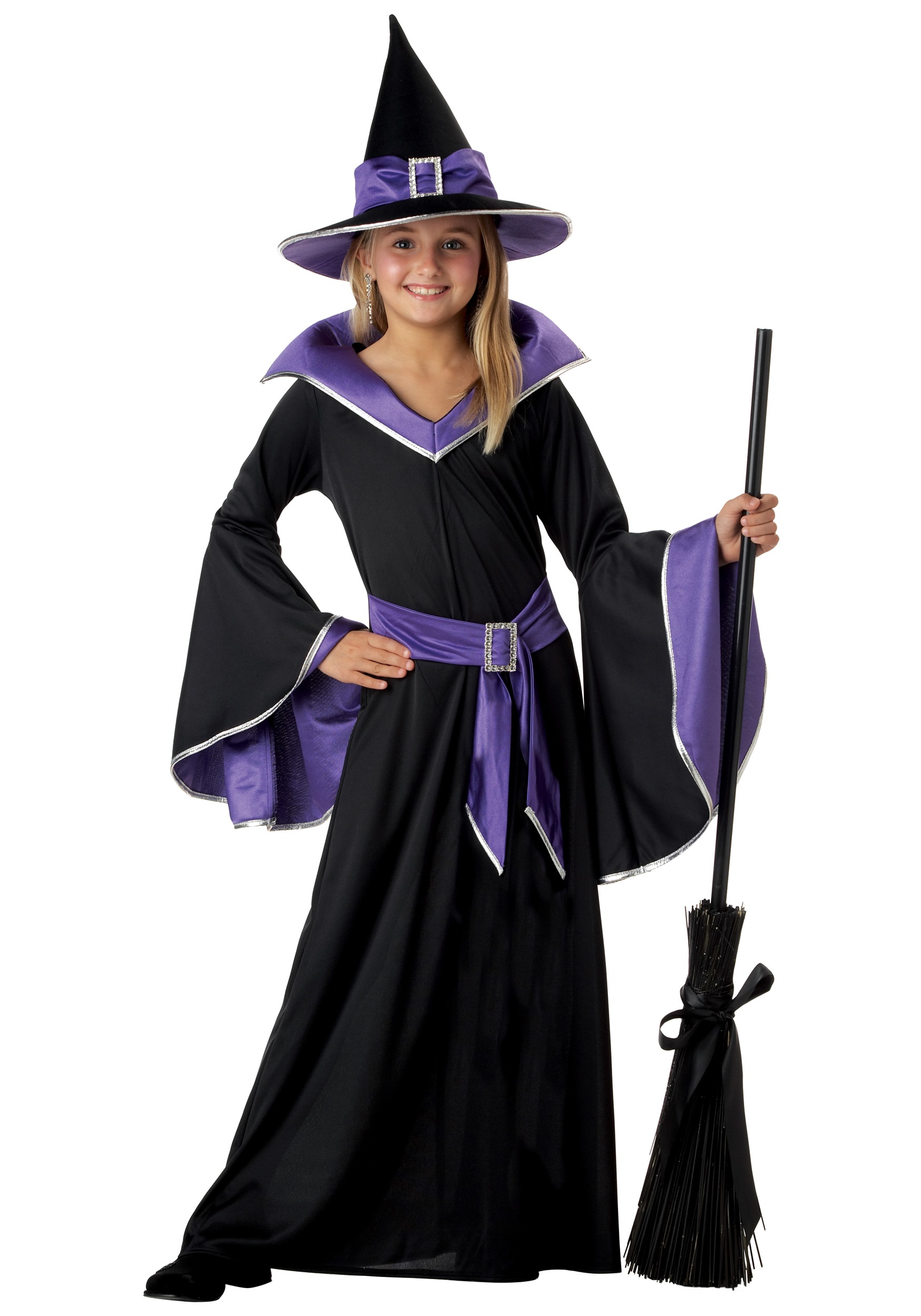 Child Glamour Witch Costume  Kids Witch Halloween Costumes