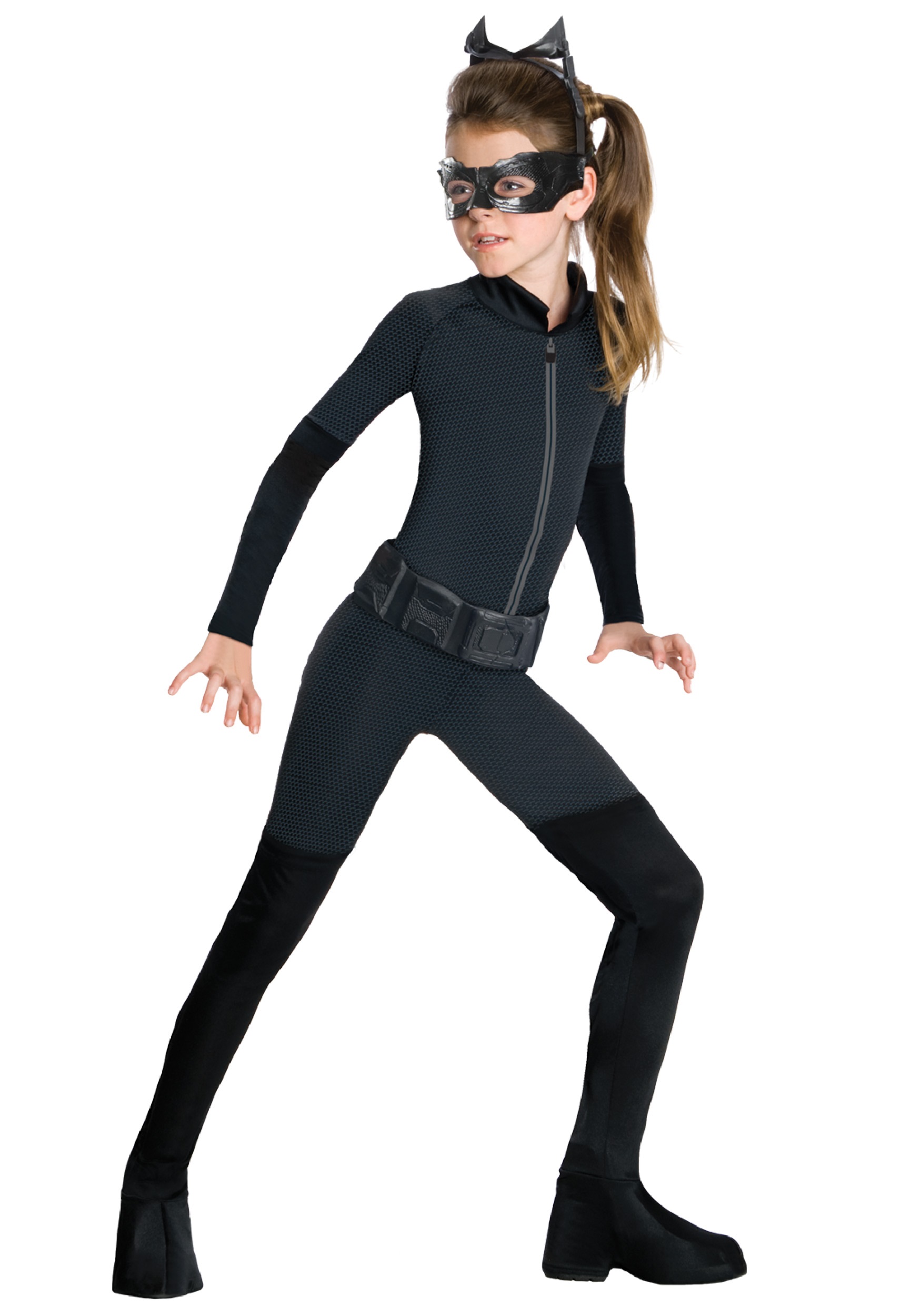 Rubie's Costume Catwoman Child's Halloween Costume, Black, M