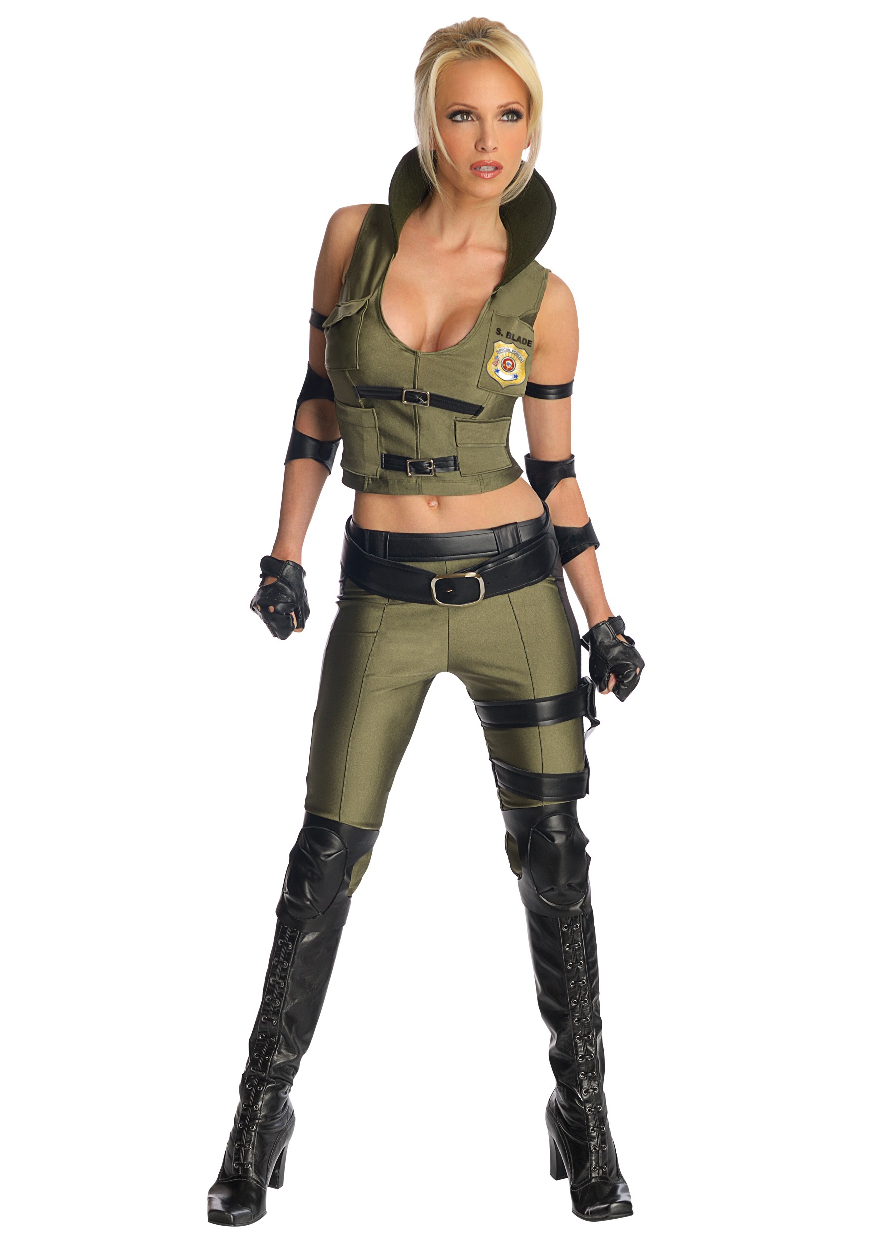 Mortal Kombat Deluxe Sonya Blade Costume. mortal kombat outfits. 