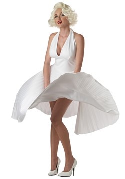 Marilyn Monroe Deluxe White Halter Dress