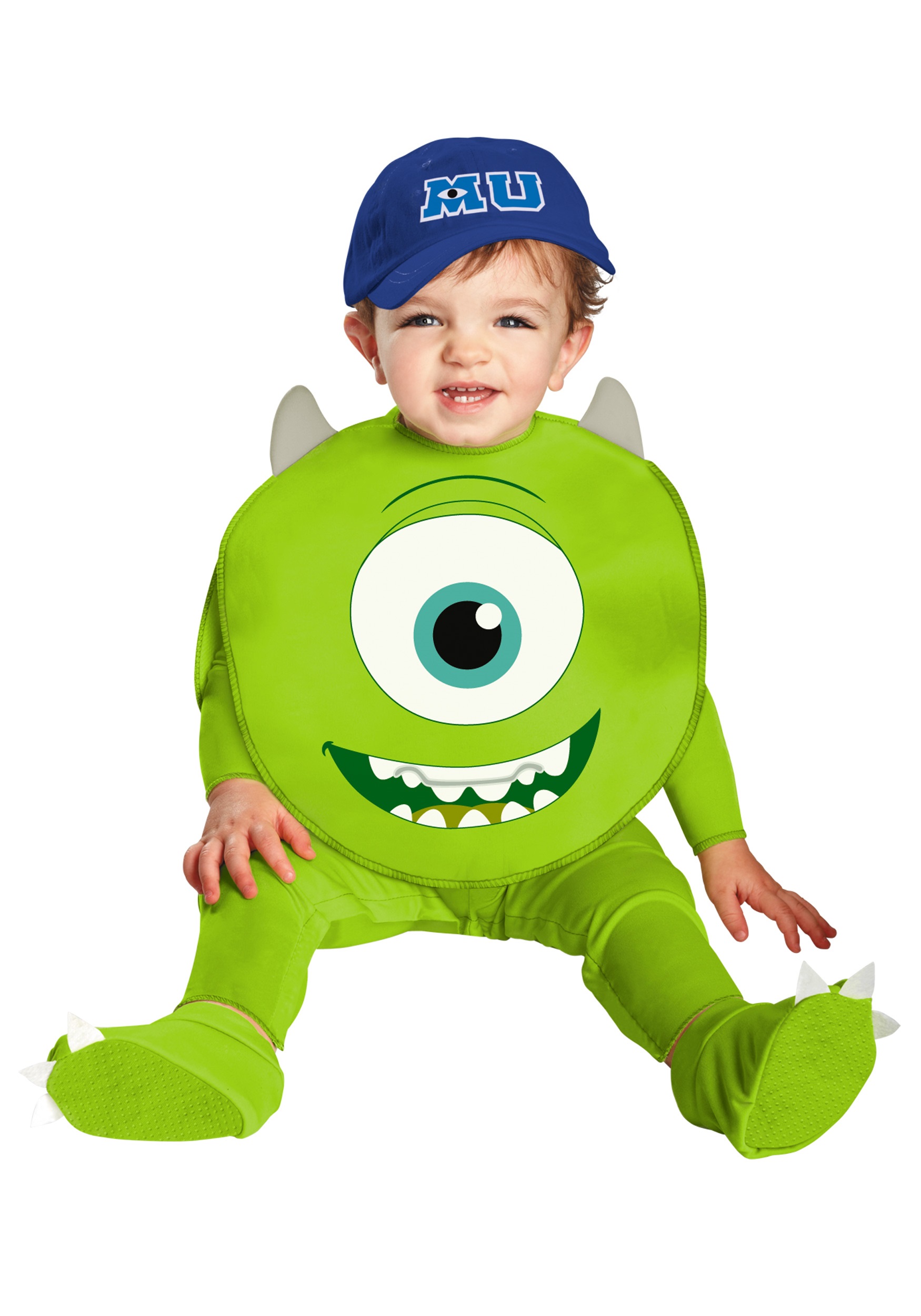 Photos - Fancy Dress Classic Disguise Infant Mike Wazowski  Costume | Kid's Monsters Inc Costume 