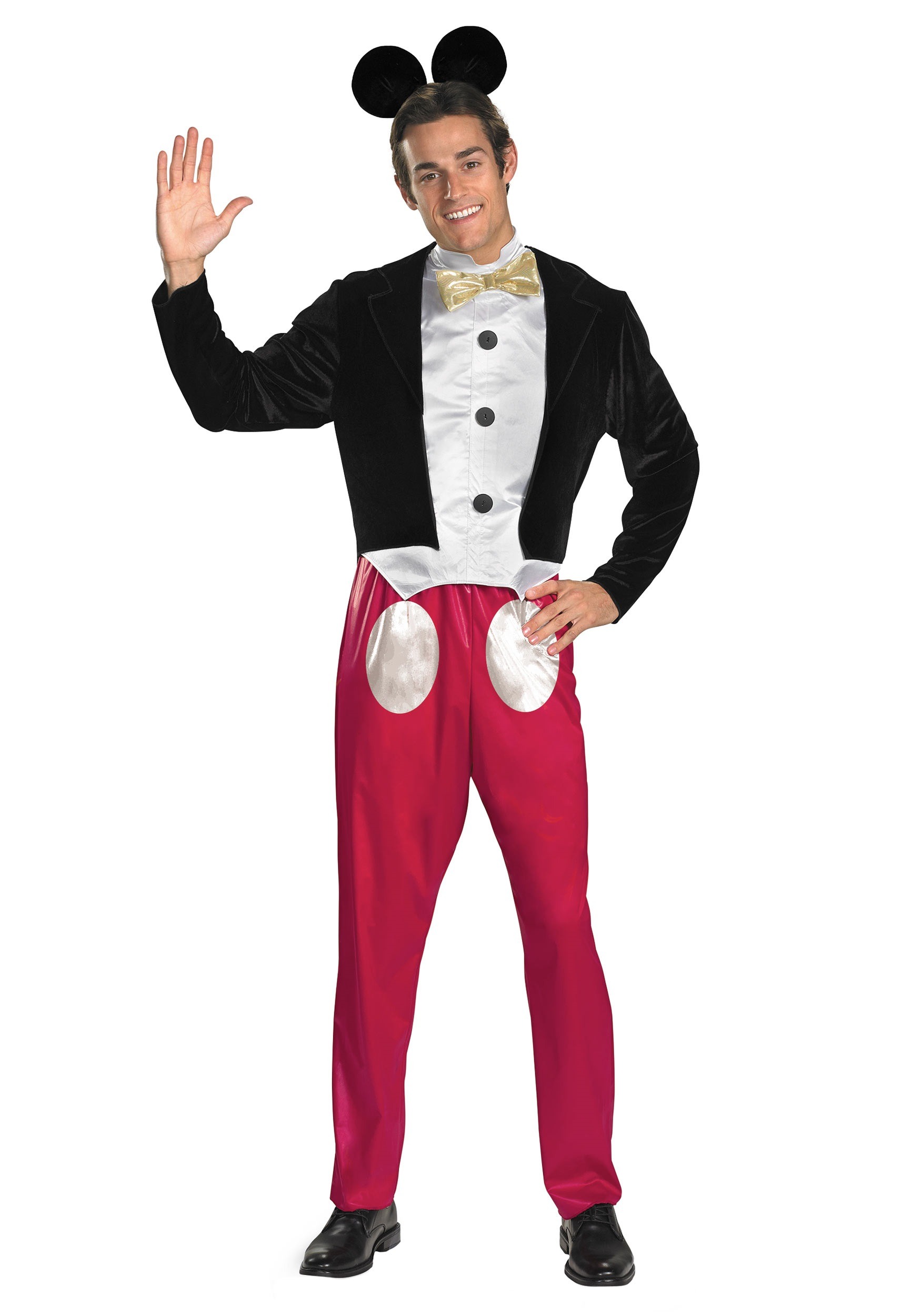 Photos - Fancy Dress Disguise Mickey Mouse Adult Costume | Couples Costume Black/Red/Wh