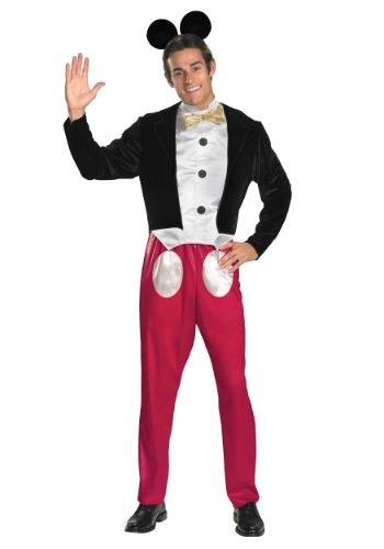 Spirit Halloween Disney Adult Mickey Mouse Costume | Officially Licensed | Couples Costume | Group Costume | Cosplay