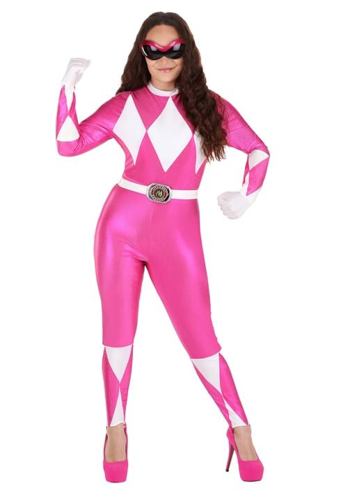 Pink Ranger Sassy Bodysuit Costume | Power Ranger Bodysuit