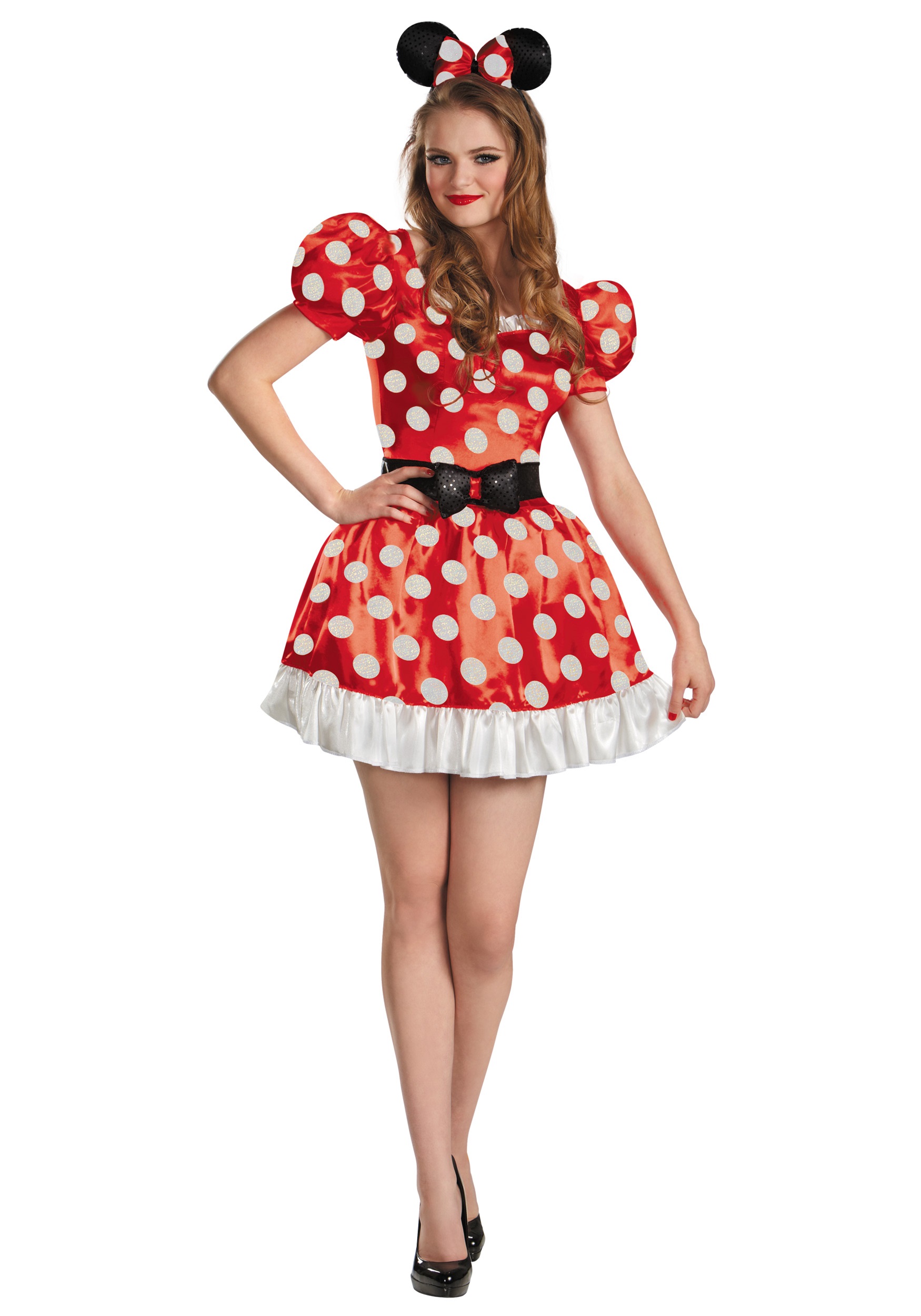 Red Minnie  Classic Adult Costume 