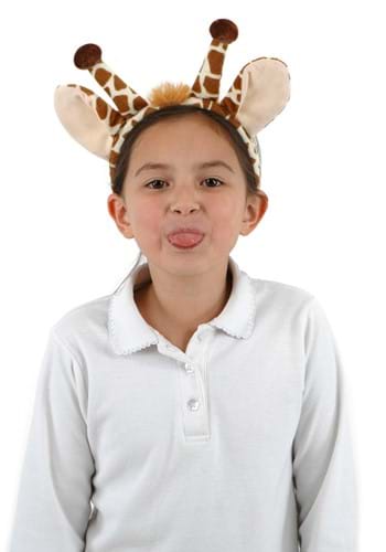 Giraffe Fleece Ears and Tail Set