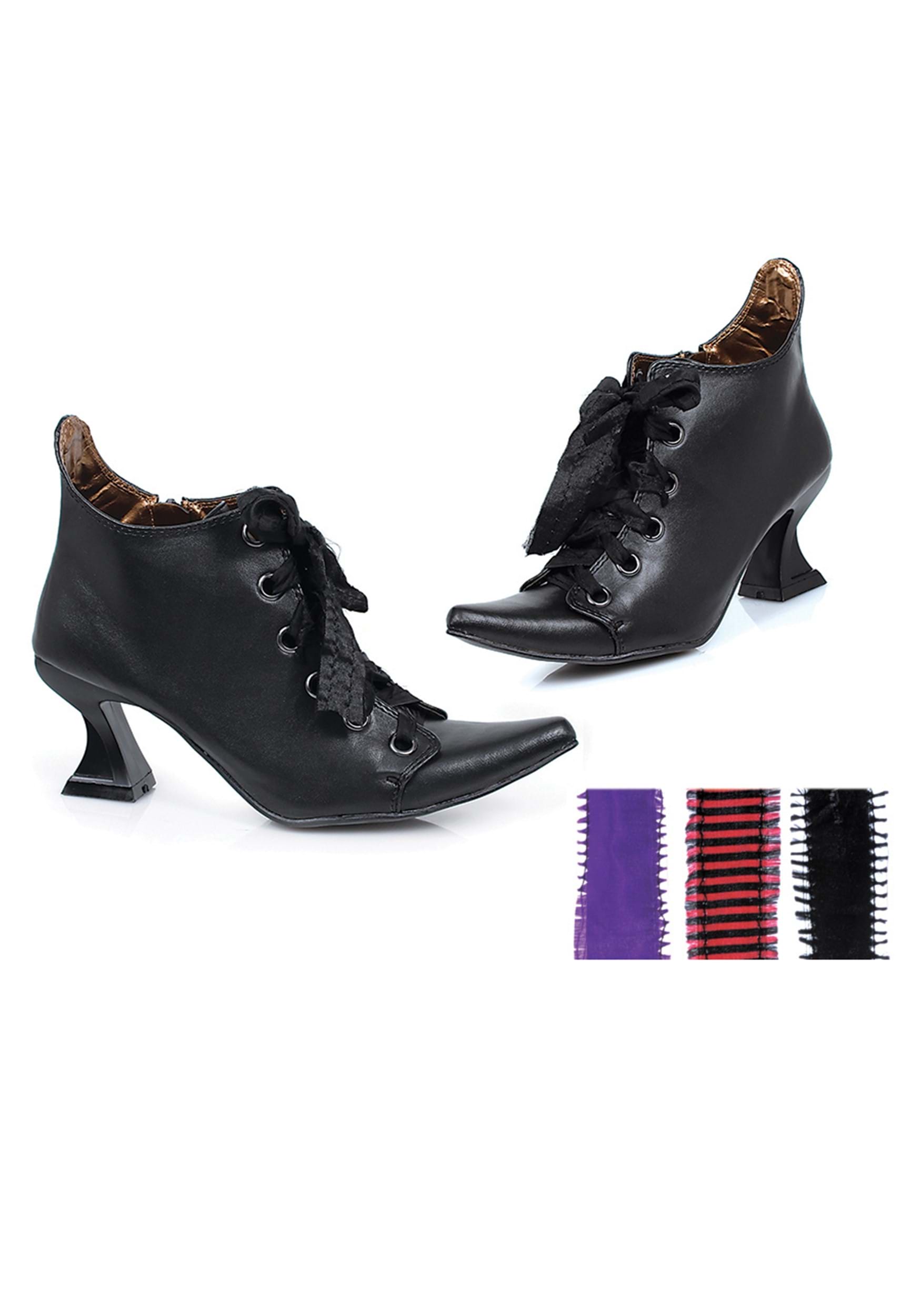 Lace Up Witch Shoes For Women