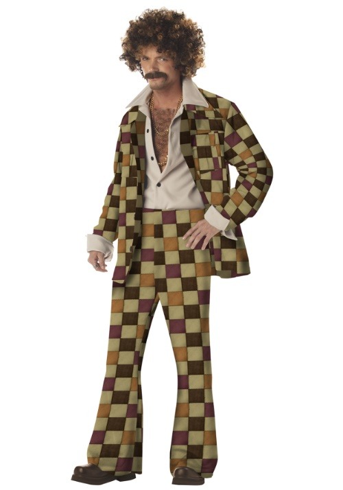 Men's Disco Leisure Suit Costume | Mens 60s Costume