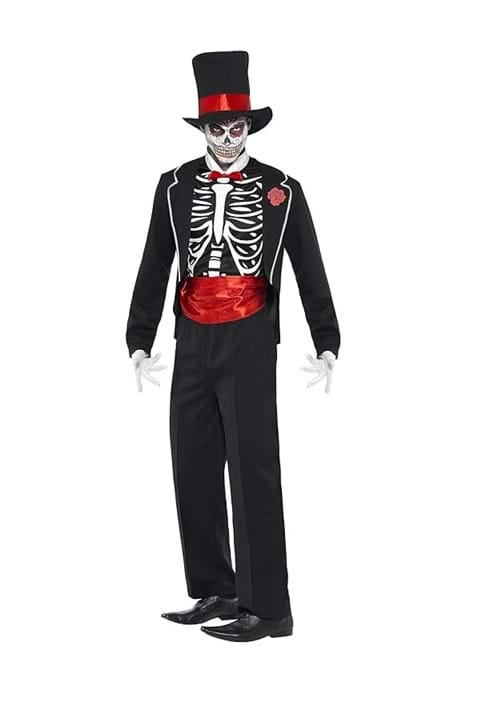 Adult Men's Day of the Dead Costume