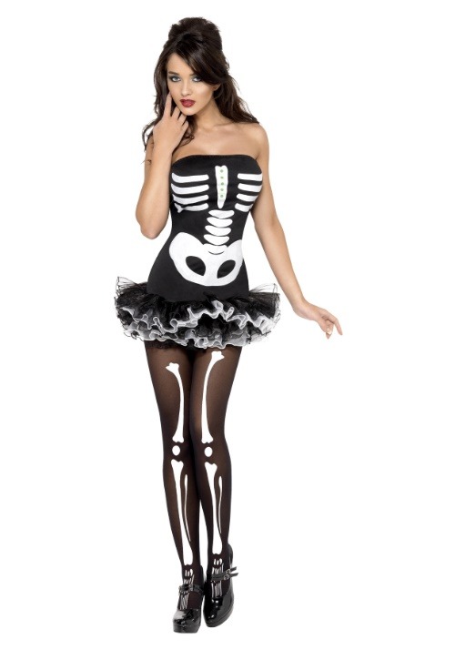 Sexy Skeleton Women's Costume