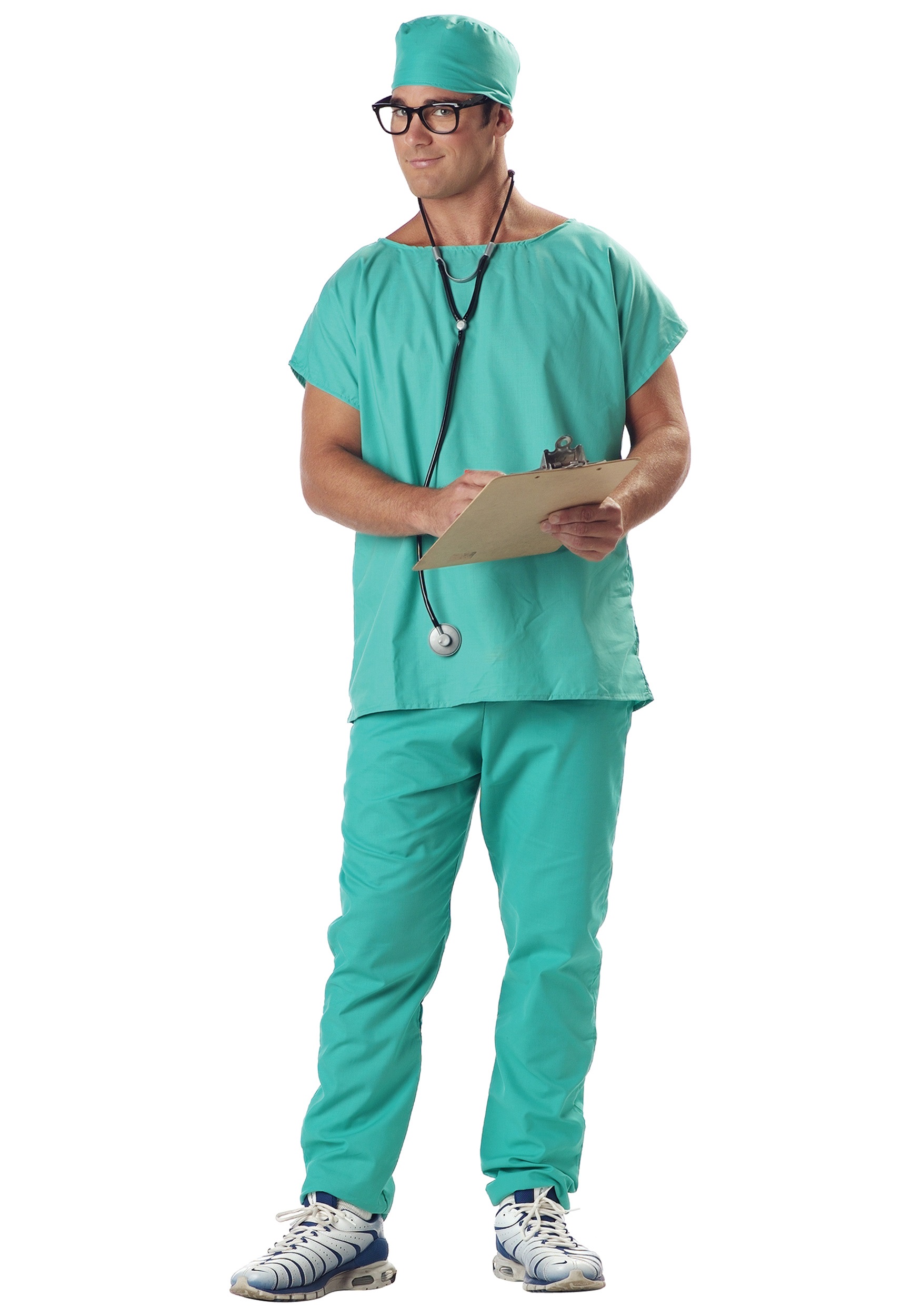 Photos - Fancy Dress California Costume Collection Scrubs Costume for Adults Blue 