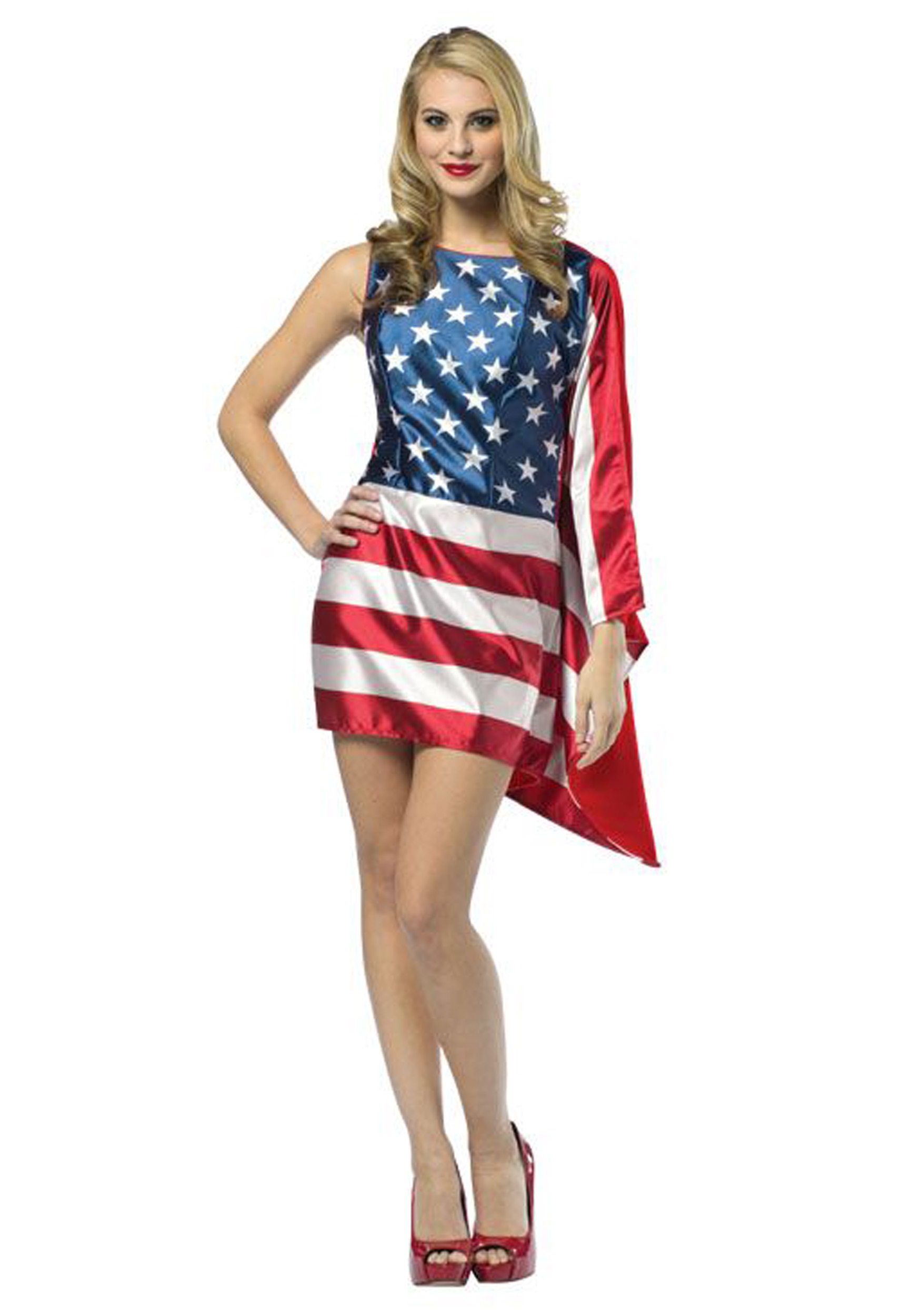 Women s Flag Dress Costume