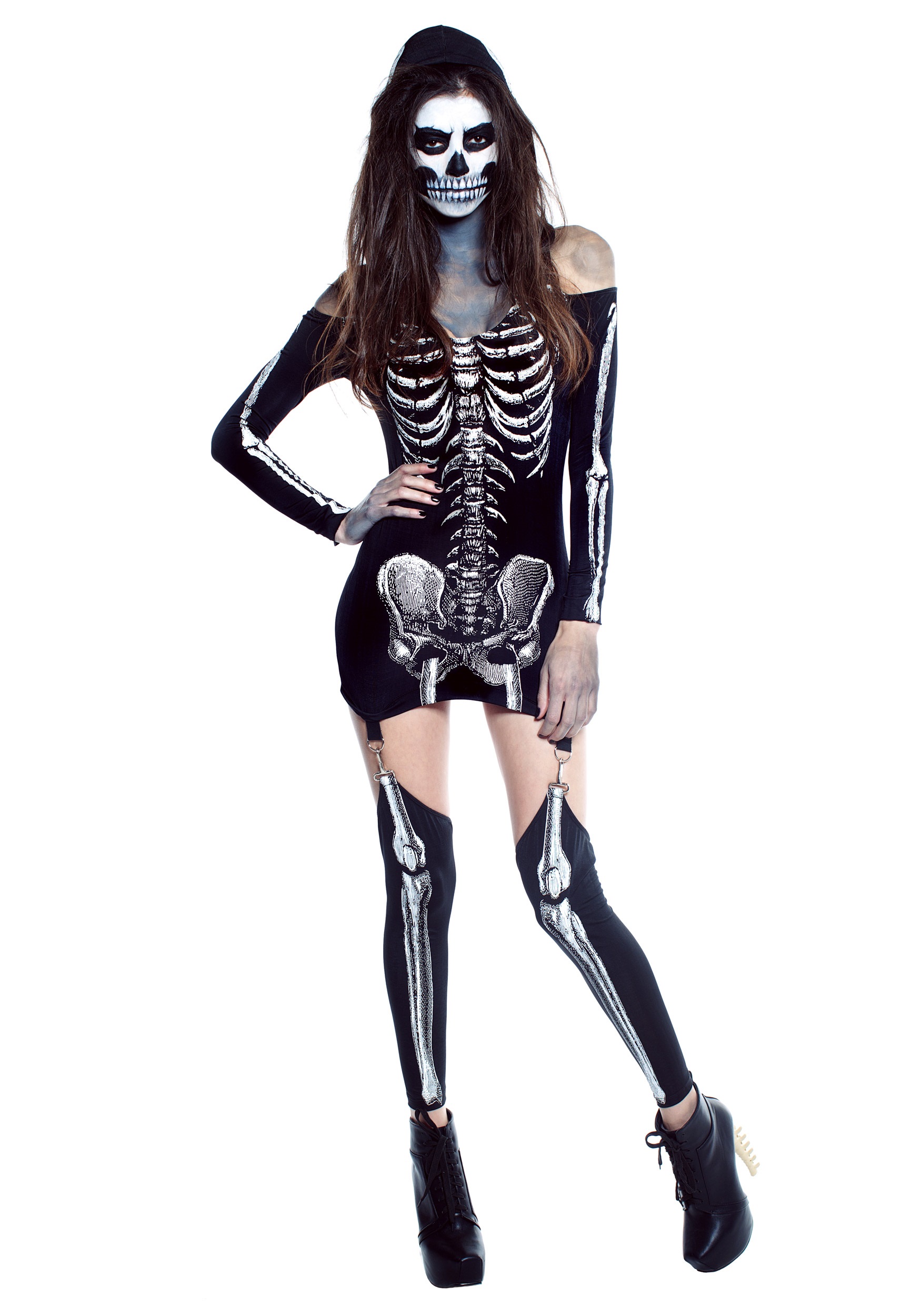 ladies skeleton dress