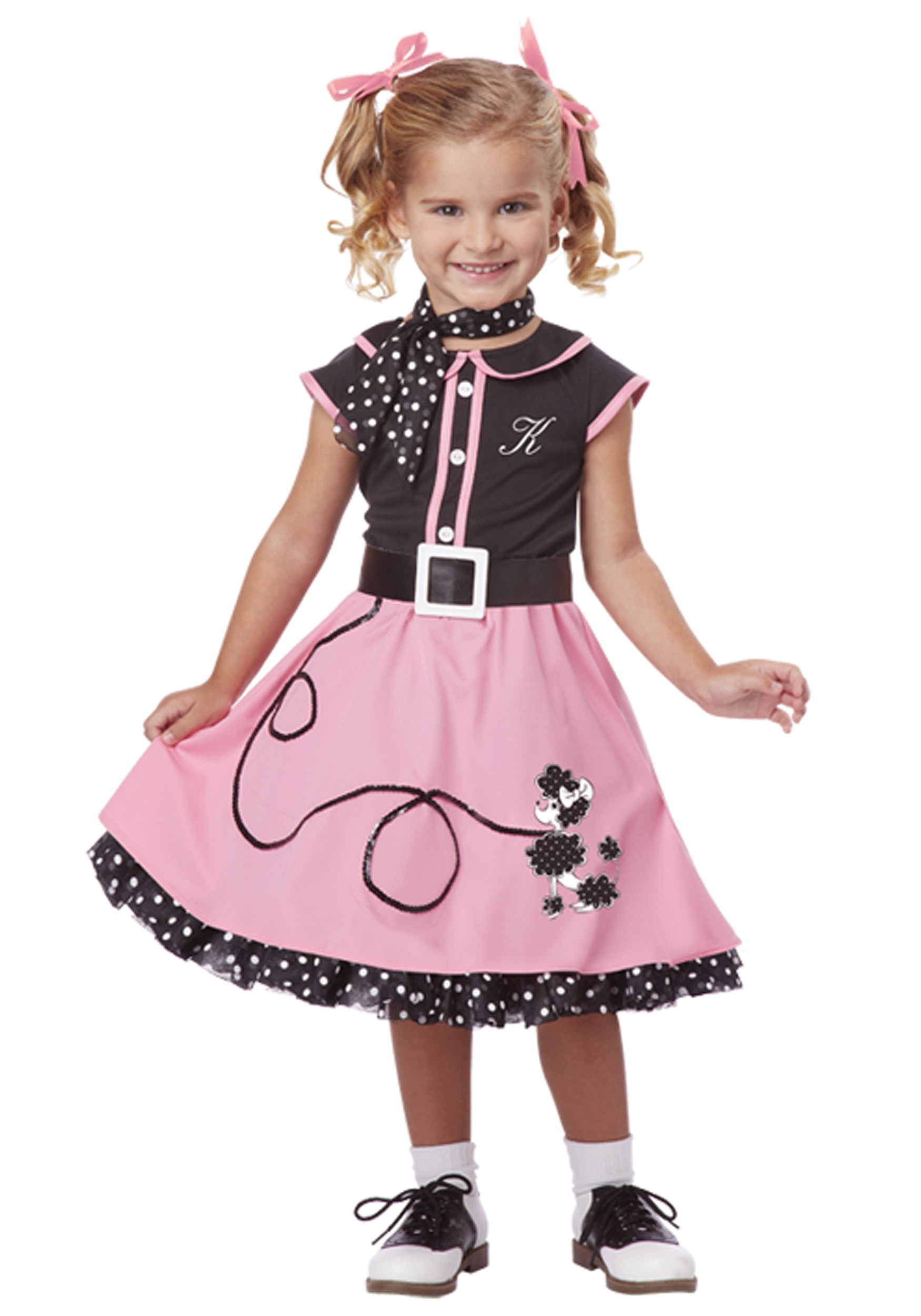 50's Poodle Cutie Toddler Costume for Girls | Decade Costumes