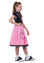 Girls Pink 50s Sweetheart Costume Alt 3