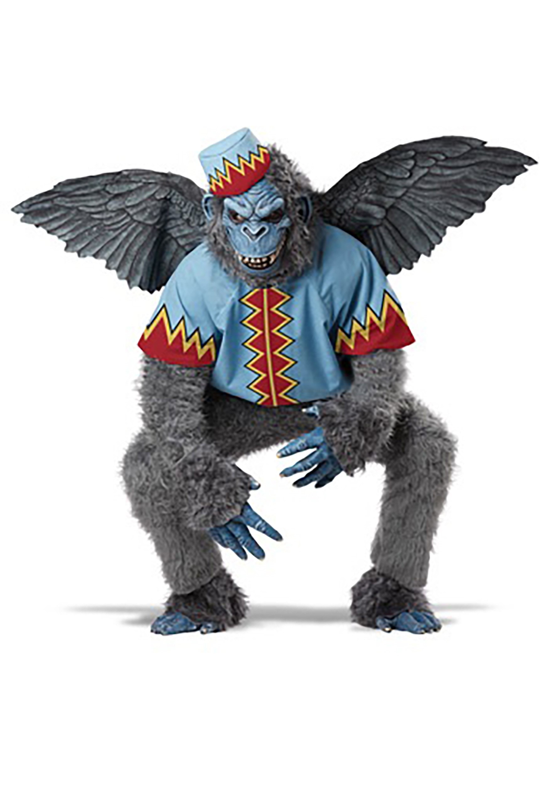 Photos - Fancy Dress California Costume Collection Adult Scary Winged Monkey Halloween Costume 