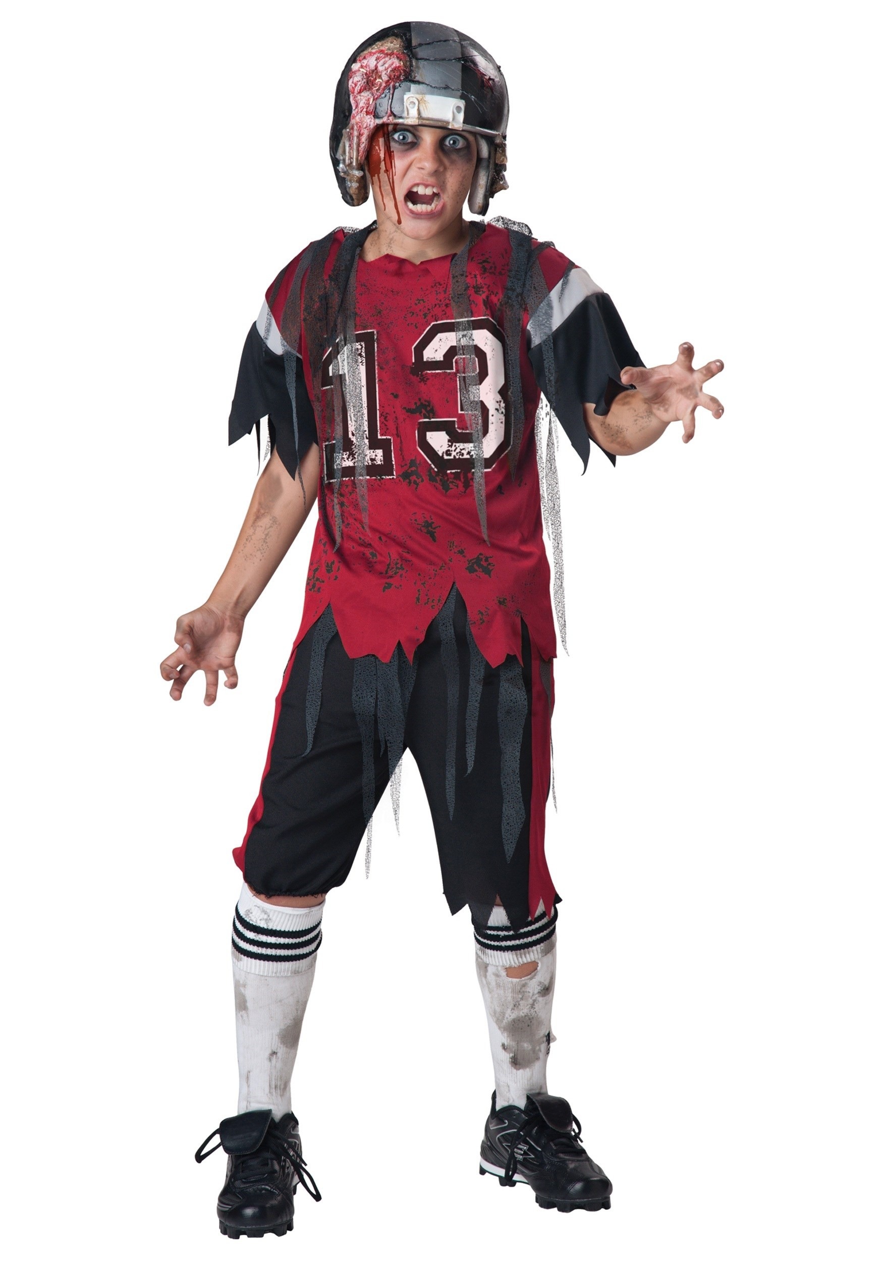 Disfraz Jugador Rugby zombie niño